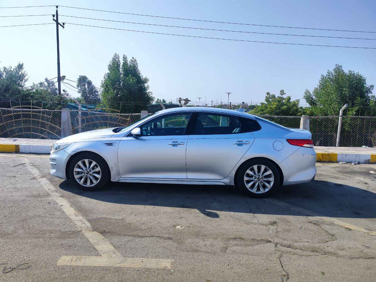 كيا اوبتما 2018 ( وارد امريكي 🇺🇸 ) 
رقم نكليزي حرة تحويل ثاني يوم 
بدون قطرة صبغ 
حادث تبديل جاملغ وبنيد ايسر ( مرفق بالتعليقات) 
*********** ناصرية, ذي قار
