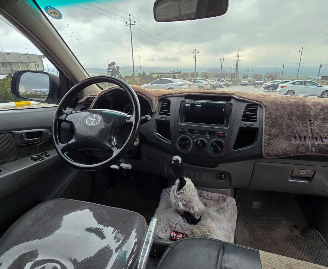 تۆیۆتا هایلوکس 2008 
سیستەمی غازی دەرەجە یەکی لەسەرە 
سەنەوی تا ٢٠٣٠ تازەیە 
بێکێشەیە و بێ مەسرەفە 

سعر لە کۆمێنت داوابکە ڕاستەخۆ بۆت دیت 📩 

گیرومەکینە بەشەرت زۆربەجوانی پاکی ماوە هیچ خەلەلیکی تیدا نییە 
شوێن پیرەمەگروون

ژمارەی خاوەنی 
***********
واتسئەپ و ڤایبەر
