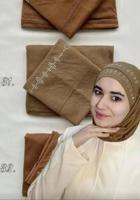 ربطة قطني • حجاب أميرة ستراس • طول ١٢٠