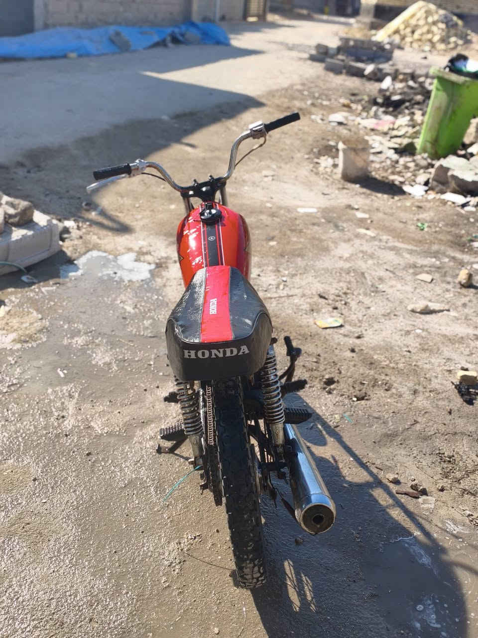 اسلام عليكم دراجه ادوات للبيع شاصي نامه شلامجه ومحرك رابيدو اصلي وكاله السعر 300وبيه  مجال قليل وهاذ الرقم/***********
