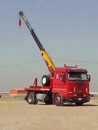 سكانيه للبيع مكينه ٤٣ صفر ١٠ كرين ١٠ طن موديل ٩٥ مثبت كرين سياره باسمي...