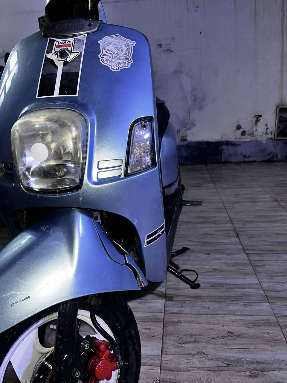 سلام عليكم دراجه بوليس للبيع نضيفه من كشر من مكينه دراجه هندر سلف شغالة كهربائيات دراجه نضيفه ومرتبه كفرات مختمه ختم واحد مكينه مختمه سوادات دراجه خير من الله دراجه نضيفه صارلها 2 شهر نازله رمبه سعر خاص متواجد واتساب وماسنجر *********** مكان ديالى بعقوبه المفرق .
