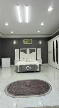 غرفة نوم مرمري • شازلون • توصيل مجاني بغداد