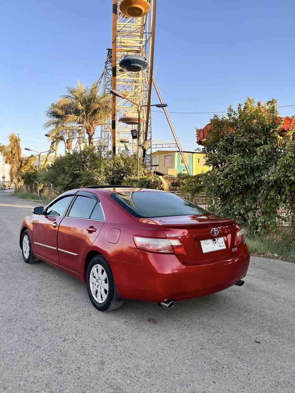 السلام عليكم كامري 2008
رقم بغداد صدامي شرط التحويل 
السياره مصبوغه عام بيها صوت راجز 
السياره فول فتحه كامره 
لا تبخير ولا تنقيص شرط كير محرك 
السعر 80وبيها مجال 
اتصال على الرقم 
***********
