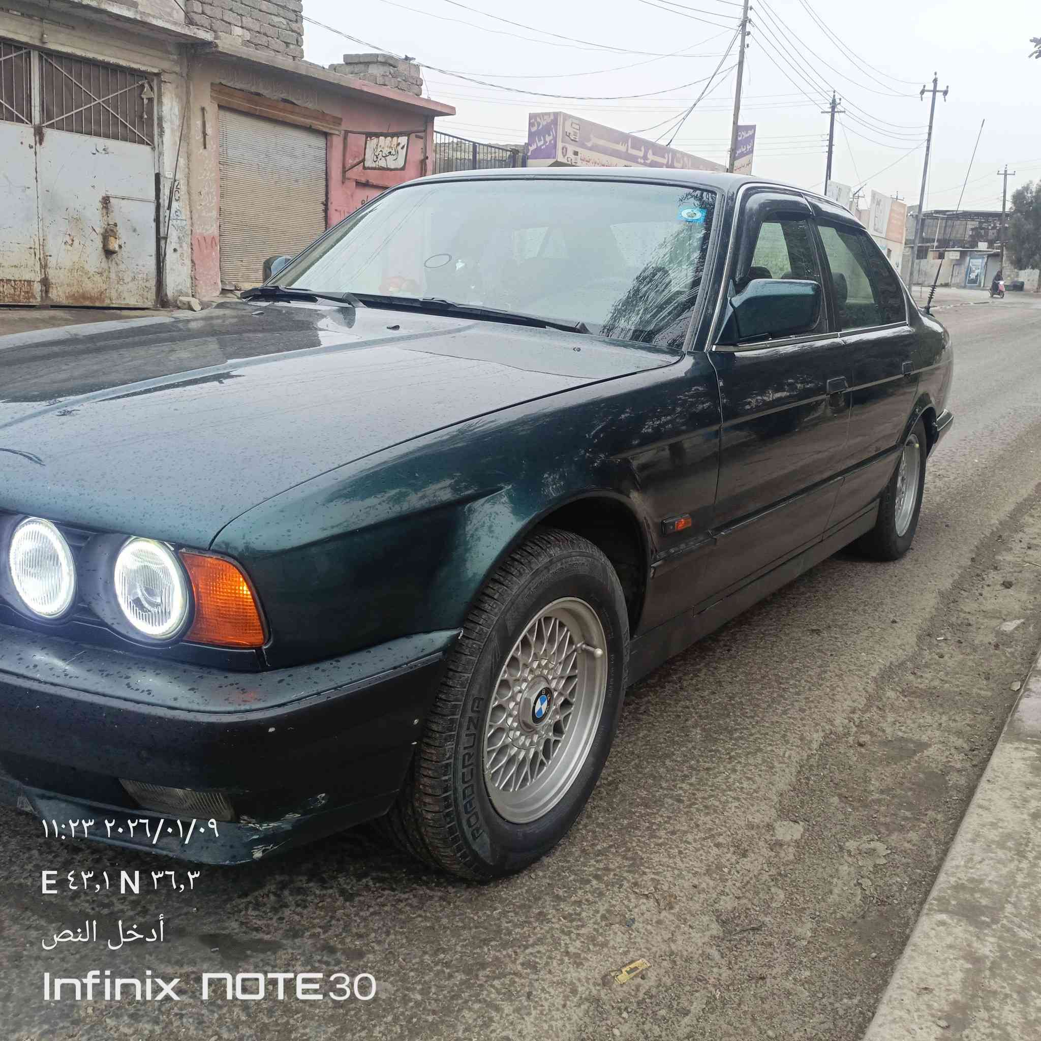 BMW520i.                             1991  موديل
محرك كبس مسكر لا صرف ولا نفخ 
كير عادي 
لون زيتوني 
مصبوغه عام جماليه بدون ضرر ولا معجون 
 4 جمات كهرب 
تنته 
السياره ما ناقصها شي 
مكاني الموصل الجانب الايمن 
شرط التحويل 
اني الشرعي 
السياره جديده 
السعر 63
الشراي يخابر 
***********
