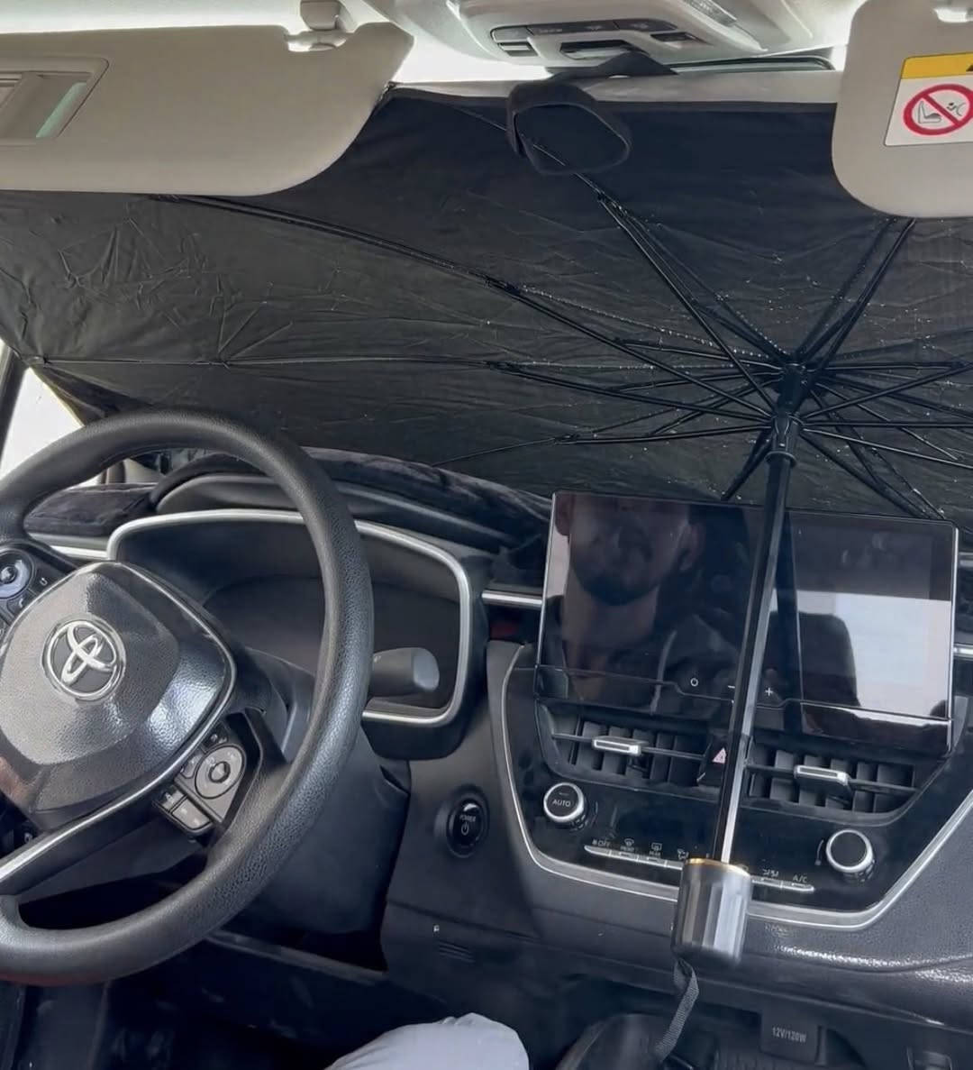 مظلة سيارة جام الامامي حمايه من شمس كلش مرتبه ومفيدة جديد بل باكيت الي مهتم يتمم 15 وبل عافيه للحجز خاص او واتس ***********
