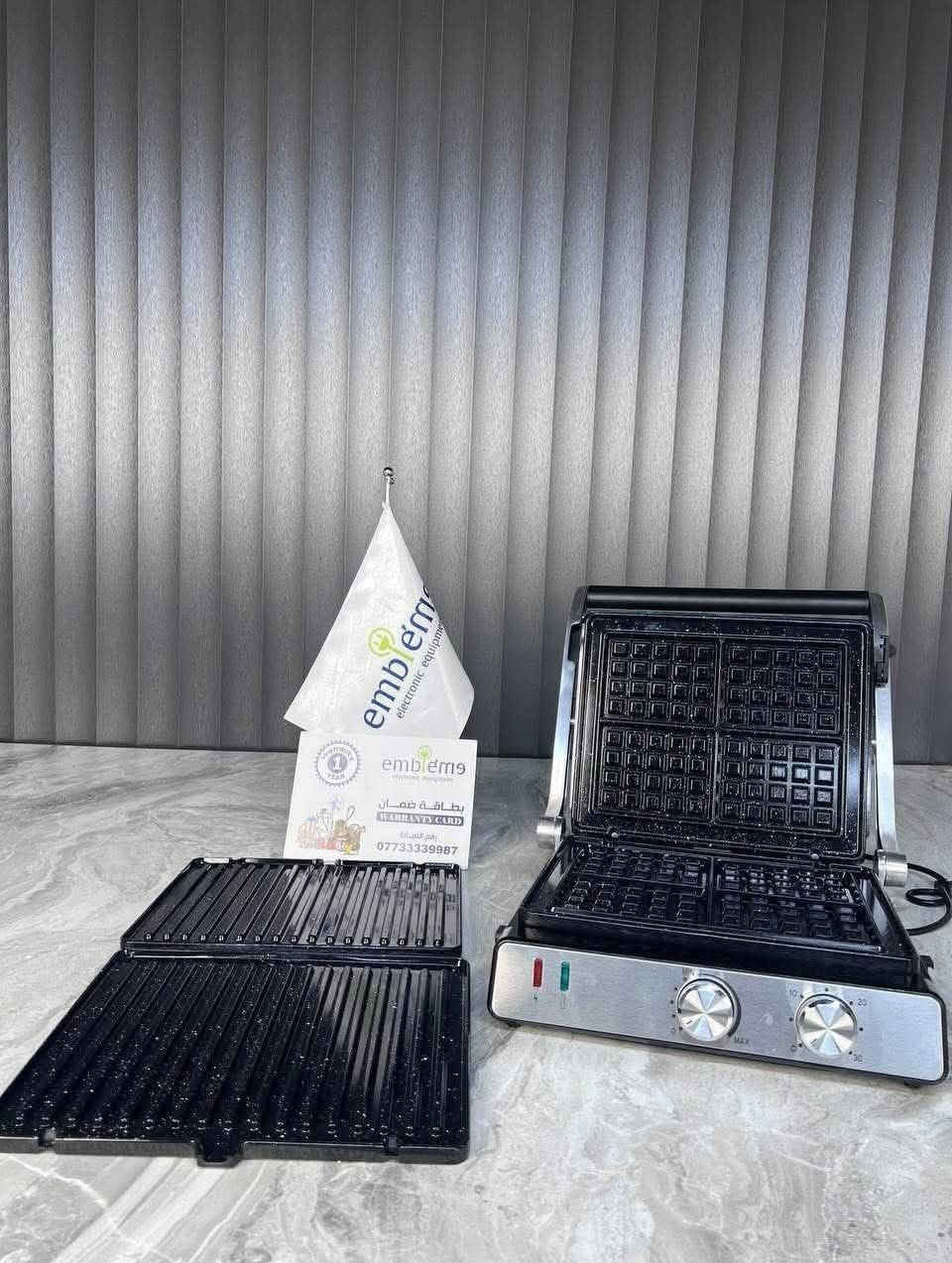 كابسة امبليوم 3* 1
 ( صاج + وافل + شواية 180 درجة )  

سطح كرانيت ضد الالتصاق سهلة التغير والتنظيف 
قدرتة 2000 واط من امبليوم 
ضمان سنة من تاريخ الشراء 
السعر 84 الف

#الكترونيات #منزلية #متجرfs


**إذا كنت صاحب هذا الإعلان وتريد حذفه لأي سبب، رجاءا أرسل رسالة إلى الدعم الفني**
