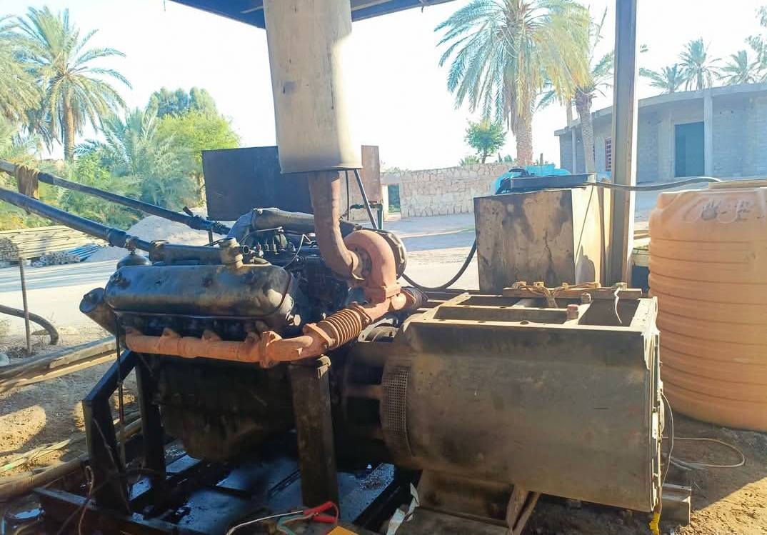 كراز مجفته جديد ستندر 
بم ونوزل جديد بشرط الشغل تحملها بلموقع وتشوف بعينك 
عليها راس توليد 150kv 
***********
***********
