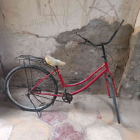 دراجة • اخضر • احمر