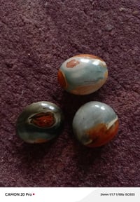 حجر الامازون • عقيق محتمل • مناسب محابس