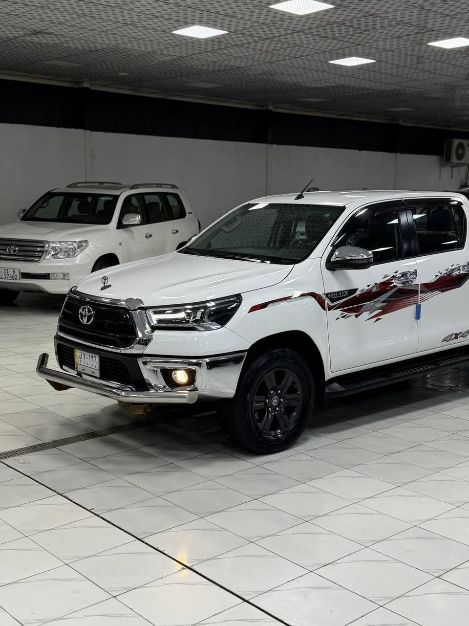 هايلوكس سعودي 2022 – فورويل
مكفولة كفاله عامه ماشيه 51 الف 

فول مواصفات للأخير

السياره ساز اصل ساير 

المواصفات :

كشنات تبريد وتدفئة

شاشة جبيرة أصلية

لايتات زينون LED (عالي واطي)

بروجكترات زينون LED

دخول ذكي وبصمات على الأبواب

تشغيل بصمة

مري شفط 

داشبول ليزري

لدات أمامية وخلفية

كاميرا خلفية + حساسات خلفية

مرايا جانبية كروم مع إشارة

تحكم كامل من الستيرن

نظام ECO لتقليل صرف الوقود

دفع رباعي 4X4

دبل خفيف + دبل ثقيل

تبريد بيانو + شاشة

كير أوتوماتيك

حساس ضغط الإطارات

ويل كب كروم ألمنيوم

منفاخ تايرات شركة

---

رقم السيارة: بغداد – تحويل ملكية مباشر
الموقع: بغداد الراشديه. ***********
