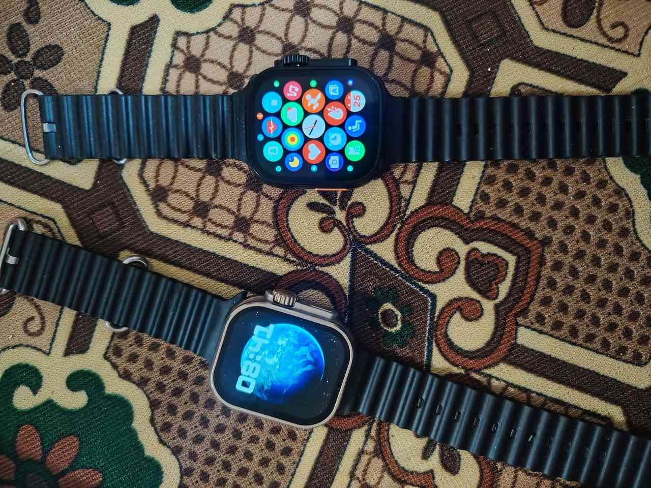 سلام عليكم عندي هاي ساعت عداد 2ويه سماع ايربود كلهم 25 رقمي***********
