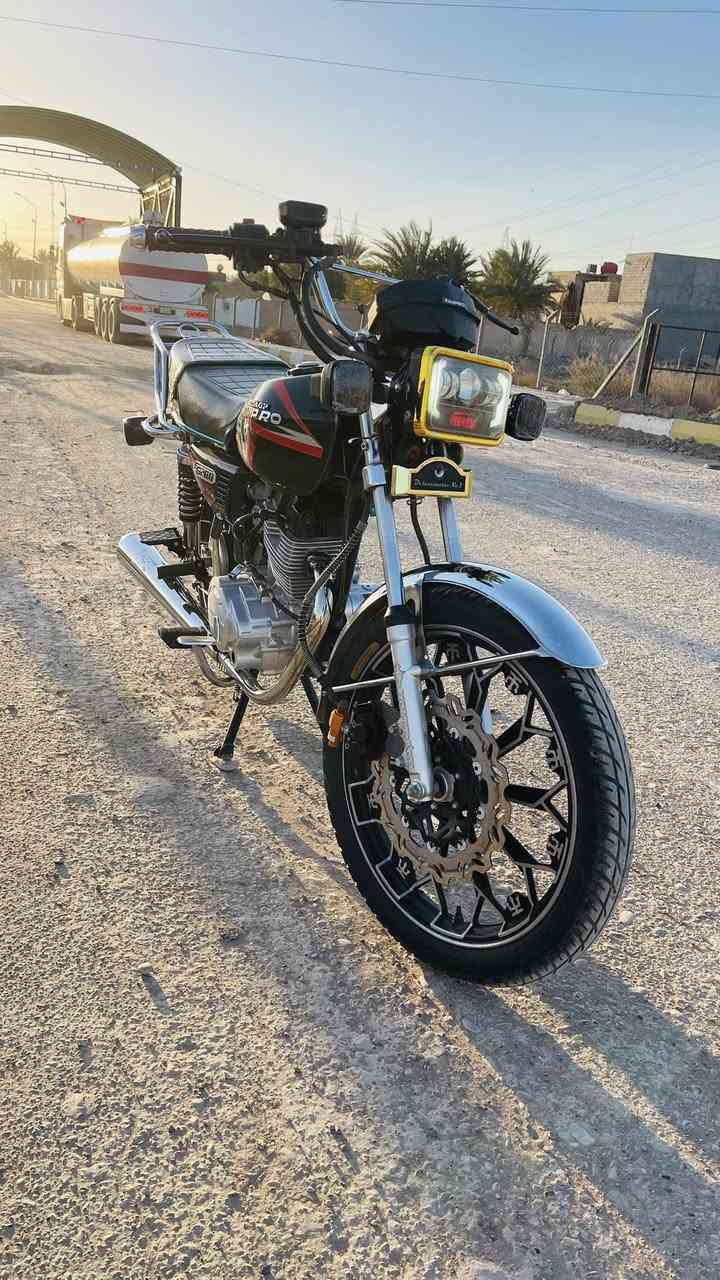 سلام عليكم دراجه للبيع ايراني مديل 2026مكفوله كفاله عامه اوراق كامله دراجه جديده مكاني بغداد الحسينيه المعامل ***********
