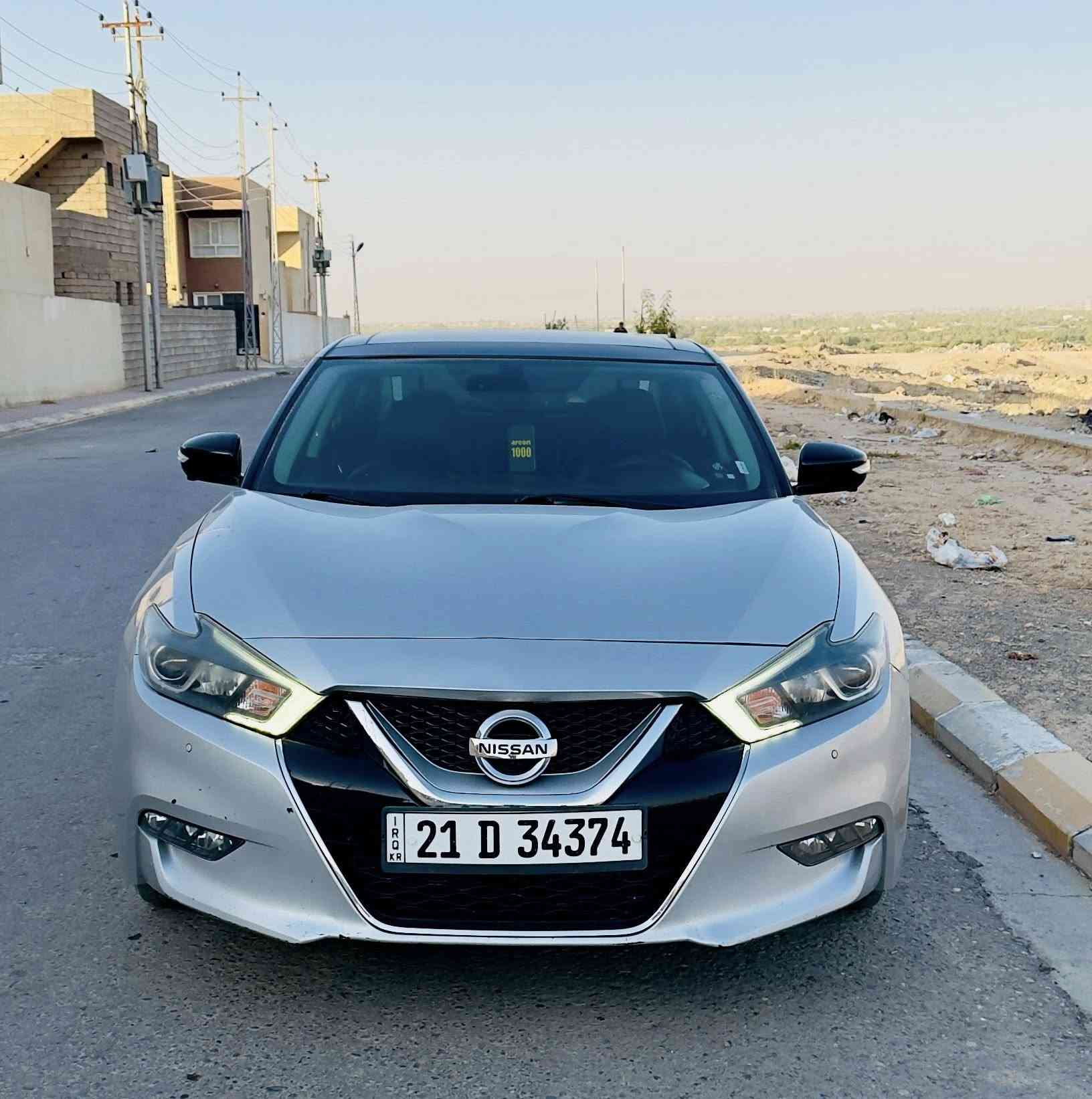 نيسان مكسيما ٢٠١٧ 
اعلى فئة (بلاتينيوم)
لون سلفر سقف بانوراما 
مقاعد جلد وكهرباء وخزن وتدفئة وتبريد
كاميرات اربعة ٣٦٠ 
رادار جانبية وأمامي 
تشغيل عن بعد 
حساسات امامية خلفية 
بردة خلفية كهربائية 
گير ومحرك كفالة 
بچم كبس 
حادثها داخلة كلين وصار بيها هنا
صبغ بين البابين 
وجزء من التكمة صبغ اثر سقوط درج 
وبارد مقدار اصبعين بالجاملغ 
السعر (146) $
للتواصل (***********)
المكان :صلاح الدين/تكريت
