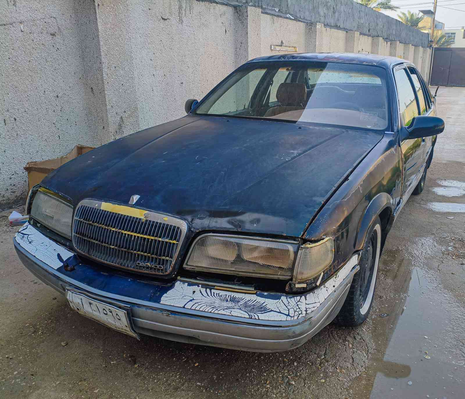 السلام عليكم سيارة دايو بروكهام موديل ٩٤ رقم قادسية السيارة بحاله جيده والسعر٢٢ورقه الاتصال ***********
