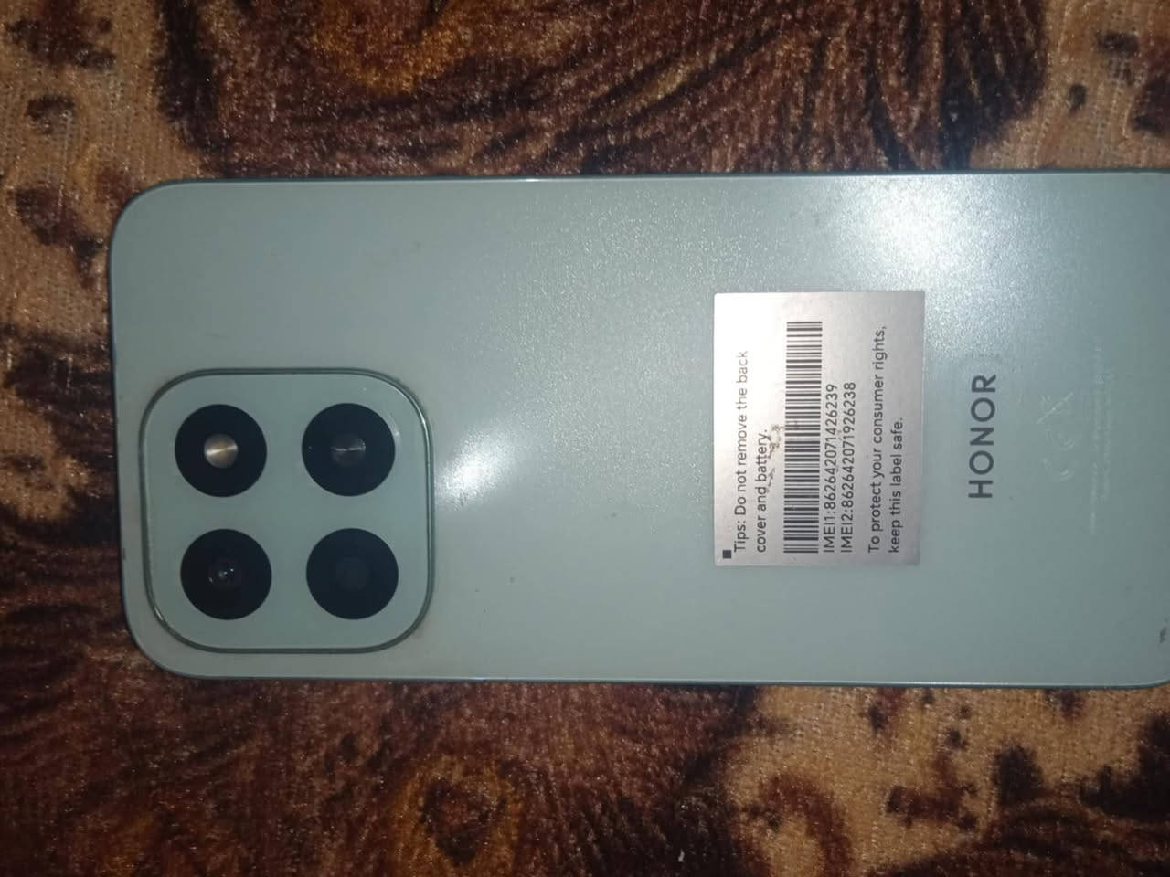 سلام عليكم موبايل هونر X6 سعر 175 بي مجال الاستفسال ***********
واتساب
