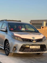 للبيع او المراوس باحدث  تيوتا سينا موديل 2018 فئة  SE رقم اربيل دولي خ...