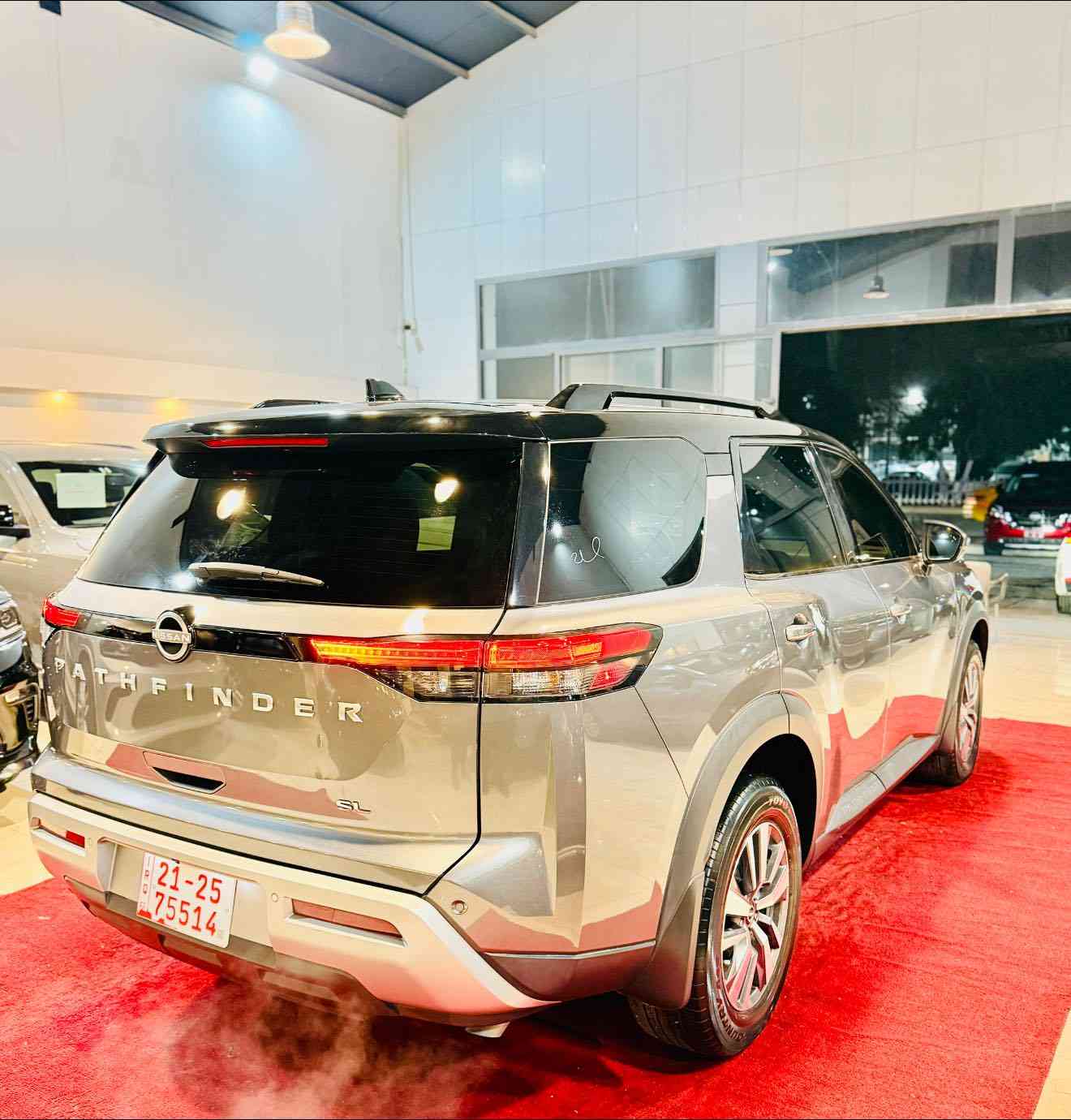 كاتي تترقم شمال فقط

النوع  NISSAN PATHFINDER   SL 

اللون: نفطي سقف اسود

الموديل :2024

نوع المحرك : 6 سلندر (3.5L)

السعر: 235$

عداد المسافه:21 الف مايل 

ايرباك سليم 100‎%‎✅

الضرر: كما موضح بالصورة.  
صور الحادث + رقم الشاصي مرفقه في المنشور

بدون رقم وبشرط الترقيم ( اربيل - دهوك - سليمانية )

المواصفات: 

ستيرن تدفئه
خمس كاميرات (360)
بصمه تشغيل
بصمة اربع ابواب
تشغيل عن بعد 
كشنات تدفئة 
ستيرن تدفئة 
كشنات كهرباء
رادار امامي
رادارات جانبيه
رادار خلفي
حساس خلفي
شاشه كبيرة
مانع انزلاق
كروز سرعه
هاند بريك بصمه
اوتو هولد
نظام ايكو نورمال سبورت
صندوق كهرباء
7 راكب

العنوان : كركوك حي الخضراء شارع المعارض 

معرض هشام الحمداني لتجارة السيارات

للأتصال والأستفسار☎️📱

***********

***********‬‏

‏‪‬‏
