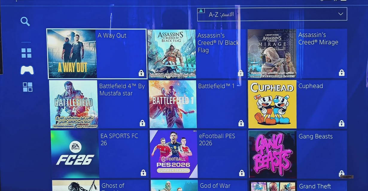 للبيع بلي ستيشن 4 سلم مهكر لايدعم الاونلاين
يحتوي على 17 لعبة مثل ما موضح في الصورة 
جديد شبه مستعمل 
كامل ملحقاته 
اللون:اسود 
جوستك:2 
نظام التهكير:قرص 
حجم التخزين:1T
النظافة فول 
السعر:310الف دينار عراقي 
بي مجال بسيط للطيبين 
لايوجد توصيل!!!!📌
العنوان:بغداد-البياع-حي الرسالة الثانية 
للتواصل عبر الواتس اب فقط على هذا الرقم 
***********
