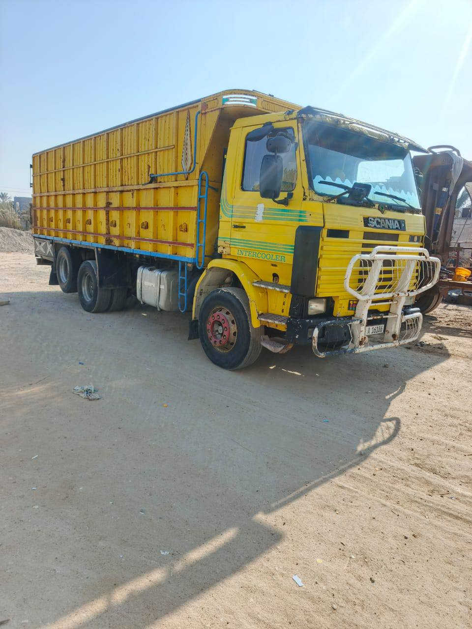 السلام عليكم  سكانيه شاصي سحال 112 محرك 112ونص كير 5×5 رقم نجف الماني مجدد شاصي مكفول  مكان البصره  ***********
