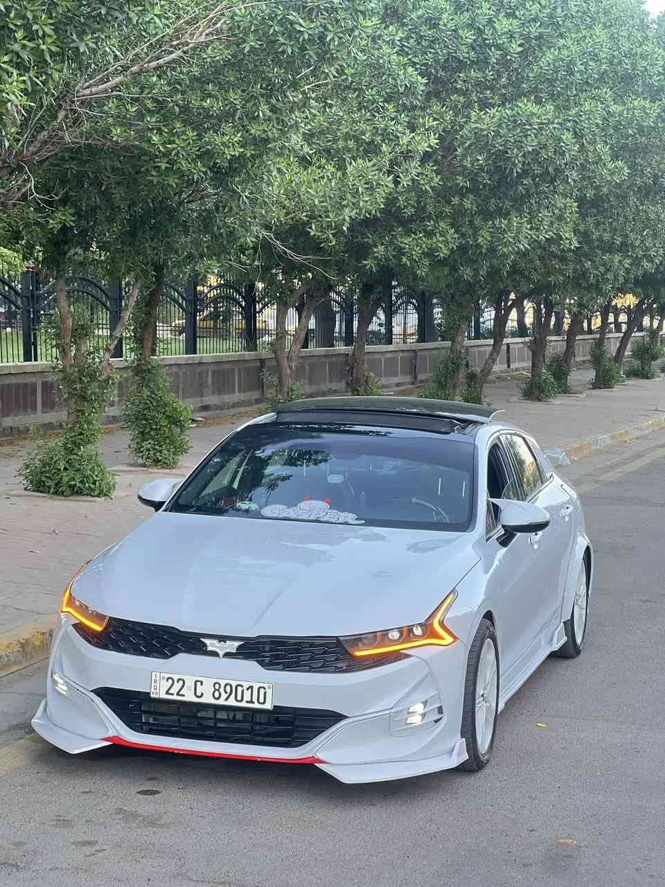 سلام عليكم
Kia k5 gt line 1.6 torbo
275hp
نضام الدفع AWD
موديل 2022
فول مواصفات 
بصمه تشغيل 
بصمه دخول بابين ذكيه صندوق ذكي 
بانوراما فتحتين 
رادار امامي 
كامره بالجامه تحديد المسار 
رادارات خلفيه نقاط عمياء 
اشاير بالمري وتدفئه بالمرايه 
6 عدسات اماميه 
لد نهاري برتقالي 🟠
بلوجكترات اماميه 
لد لخلفي مسطره 
ويل حجم 18 
شاشه كبيره تحكمات القياده من داخل الشاشه
كشنات جلد اسود 
كشنات كهرباء 
تدفئة كشنات 
تدفئة ستسرن 
ستيرن حرف D رياضي كاربون 
نفكيشن 
اوتو هولد 
سايد بريك دكمه 
شحن لاسلكي 
مع مخارج شحن جارج فاست تدعم ابل كار بلي واندرويد اوتو مع منافذ شحن خلفيه 
داخل اسود بالكامل 

 الاضافات والتزويد 
المكينه عليه بلكات ريسنك 
نوزلات ريسنك 
مجاول ريسنك 
توربو اكبر 
وعطاس توربو 
برمجه سيفتي 
سستم اكزوز كامل بورلا اتاك 
سبيسرات 4 
وايد بدي كامل موجود 
كت لحايه ودوس ودفيوزر وزعانف اصلي 
سكوب جامه خلفي مري باتمان 
سبايدر خلفي اصلي 
اناره محيطيه متحركه اكثر من 100 مود
ارضيات ريزلاين اصليات 
وبعد هواي نواعم 

ضرر بنيد مصلح نفسه وكلير جاملغ وباب خلف السايق وبارد بالباب الي خلف الراكب مصلح تصليح مضبوط كفاله دواخل 
افحص سونار وين ما يعجبك 

السعر 195$ وبيه مجال بسيط مصروف عليه اكثر من هذه الرقم 

للاستفسار *********** واتساب
