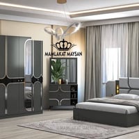 غرفة نوم ٥قطع • سرير ١٨٠×٢٠٠ • كنتور ٢٢٠سم