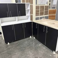 تخفيضات • كاونتر خشب ١م٢٠سم • سنك مرمر ١م٢٠سم