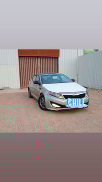 كيا اوبتيما موديل 2013 للبيع  جاهزه تخم تاير حداديه جاهزه على اخر حباي...