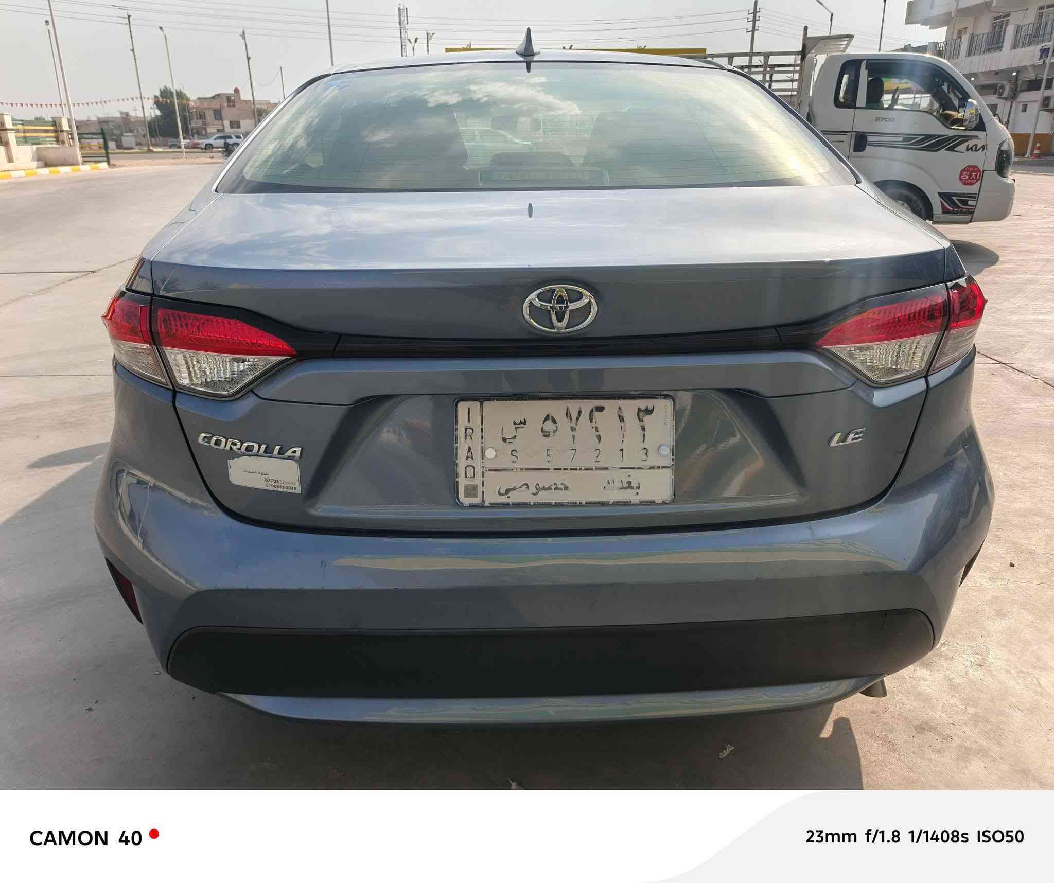 السلام عليكم كورلا للبيع موديل 21 LE وارد امريكي بانزيل أصل ماشيه 66 ميل حادثها بجم الجاملاغات الاماميه ثنينهن بارد والبنيد مصبوغ فقط السيارة نظيفة عل يدي صدر امامي خلفي نظيف عل وضع الشركه العنوان واسط الصويرة/ ***********/ ***********  بيع فقط اعتذر عن المراوس السعر 145 وبيها مجال قليل حق الجيه
