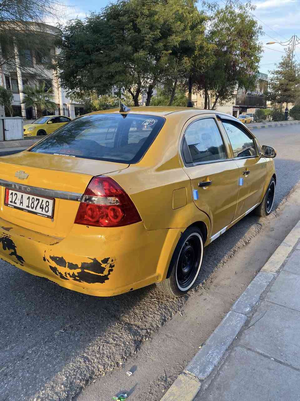 السلام عليكم افيو موديل 2009كوري هزه وسنويه جديد محرك وكير استره محور رقم نينوى دولي بسمي الضرر صفحت السائق التكم مضروبه مكاني موصل السعر٤٢وبيها مجال /***********
