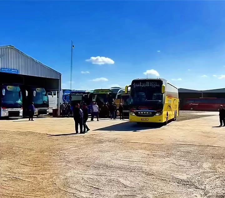 ⭐️⭐️⭐️ تعلن ⭐️⭐️⭐️ 

( شركة طيبة البوادي )

عن حجز باصات شهر رمضان المبارك 🌙

باصات VIP 🚩

لنقل المعتمرين وحجاج العراق الئ الديار المقدسة براً .
- المعتمدة رسميآ من قبل 

( الهيئة العليا للحج والعمرة ) 🕋

- توجد لدينا باصات حديثة وباعلئ المواصفات السياحية .
(خدمة ضيوف الرحمن شرف لنا )

العنوان - بغداد: 1-شارع فلسطين قرب ساحة بيروت .
                        2-شارع صفي الدين الحلي .

للحجز والاستفسار الاتصال على الأرقام التالية. 

*********** 📞
*********** 📞
*********** 📞
