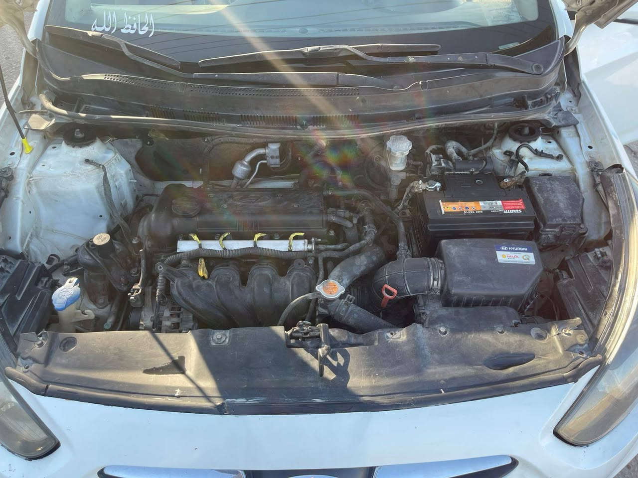 سلام عليكم سياره اكسنت للبيع موديل 13  بيه قطعتين تبريد شغاله حداديه جديد مكينه كفاله كير كفاله  محرك 1600 رقم نجف بسمي تحويل ثاني يوم  السعر ،92 أو بيه مجال الا استفسار ،*********** النجف, العراق
