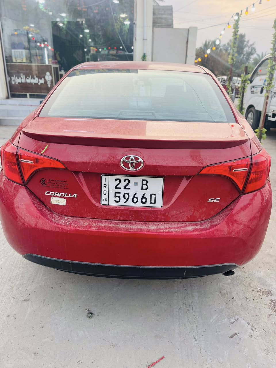 للبيع كورلا ٢٠١٧ se رقم اربيل بأسمي شرط التحويل الضرر ثلاث قطع تبديل ابلادي شركه وقطعه صبغ الباقي كفالة بدون ارباك ودواخل العنوان ديالى المقداديه *********** السعر ١٢٥ وبيه مجال
