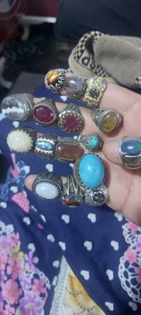 محابس • فضة 925 • احجار اصليه