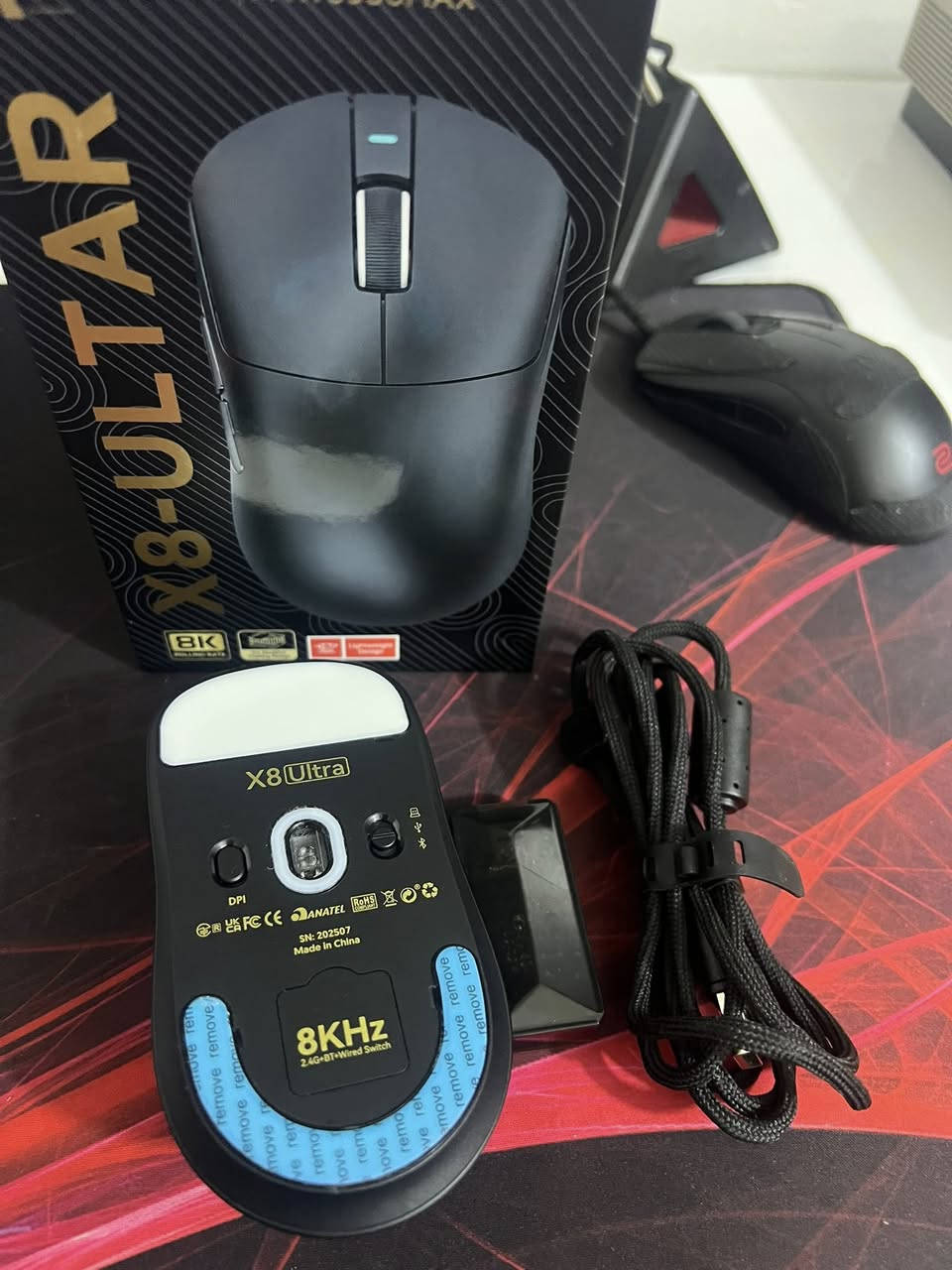 سلام عليكم ماوس اتاك شارك x8 الترا 42000dpi
8000 hz 
رايده ب 35 الف بس الكلك لحمته


**إذا كنت صاحب هذا الإعلان وتريد حذفه لأي سبب، رجاءا أرسل رسالة إلى الدعم الفني**