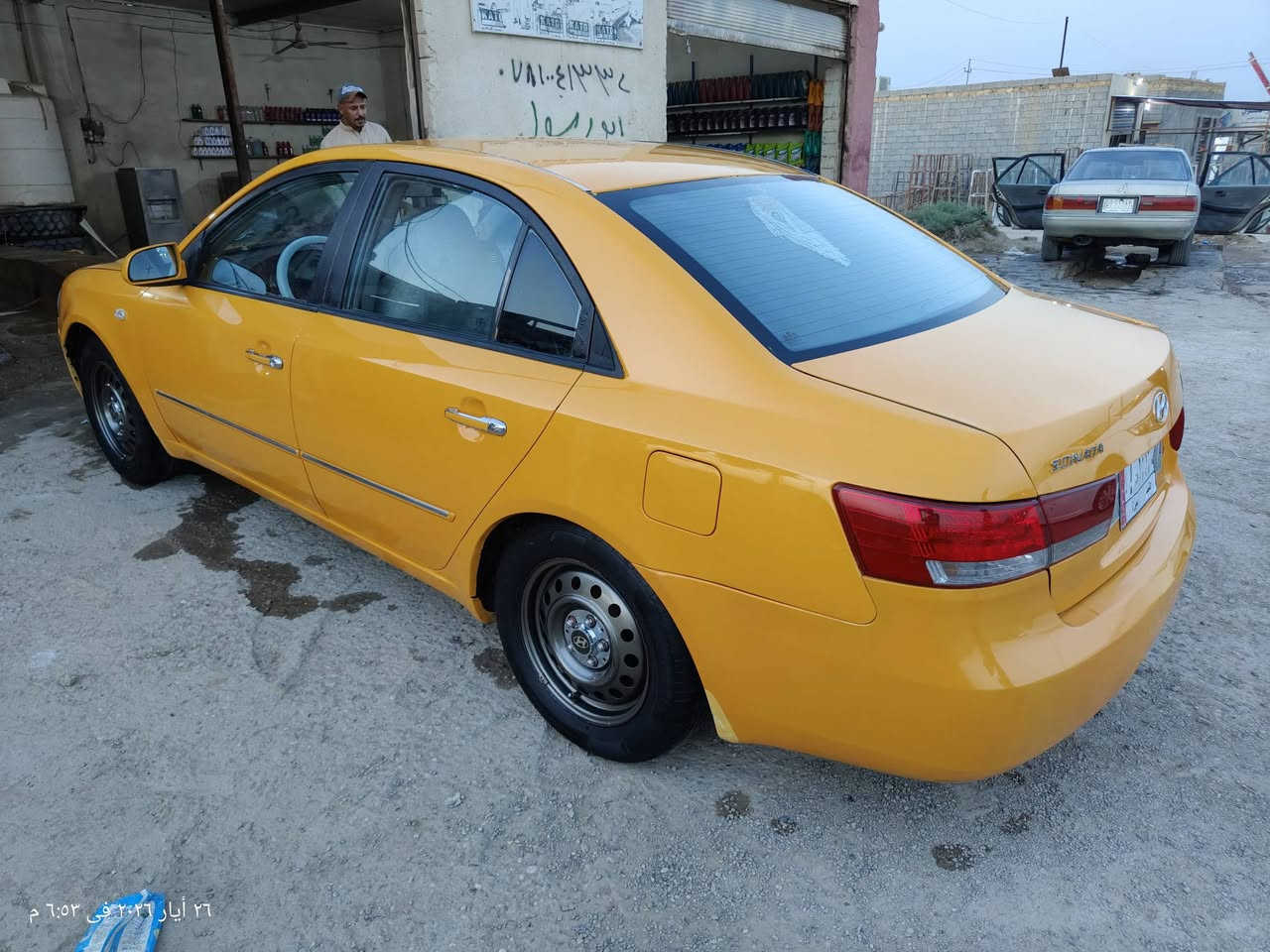 سوناته موديل  2008 وارد كوري 
بيهه جاملغ خلفي فقط 
السياره مكفوله من كل النواحي 
تبريد ثلج
 دوشمه جديده 
تخم تاير جديد 
حداديه جاهزه للاخير 
كهربائيات كلهه  شغاله 
سياره احلا من الصوره متعوب عليهه كلش صبغتهه جديده 
مصفره هيه وغرامات 
سياره ربع ماتصرف عليهه تشغل وتطلع 
الاستفسار أكثر 
***********
