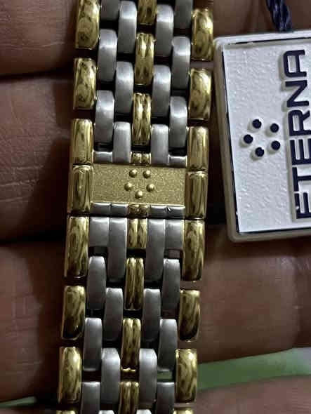 ⬛️ETERNA
⬛️ساعه سويسري 
⬛️طلاء ذهب وستيل
⬛️القطر 34
⬛️كوارتز 
⬛️لوك شمع غير مستخدم
⬛️مع كافة المرفقات
⬛️للتواصل الاتصال على الرقم ***********
⬛️يوجد توصيل كافة المحافظات
