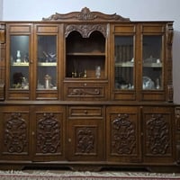 بوفيه • بوفيه انتيك • بوفيه قطعتين • خزانة طعام • خزانة مطبخ • ديكور م...