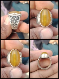 عقيق يماني • عباسي قديم • صياغة عراقية ثكيله