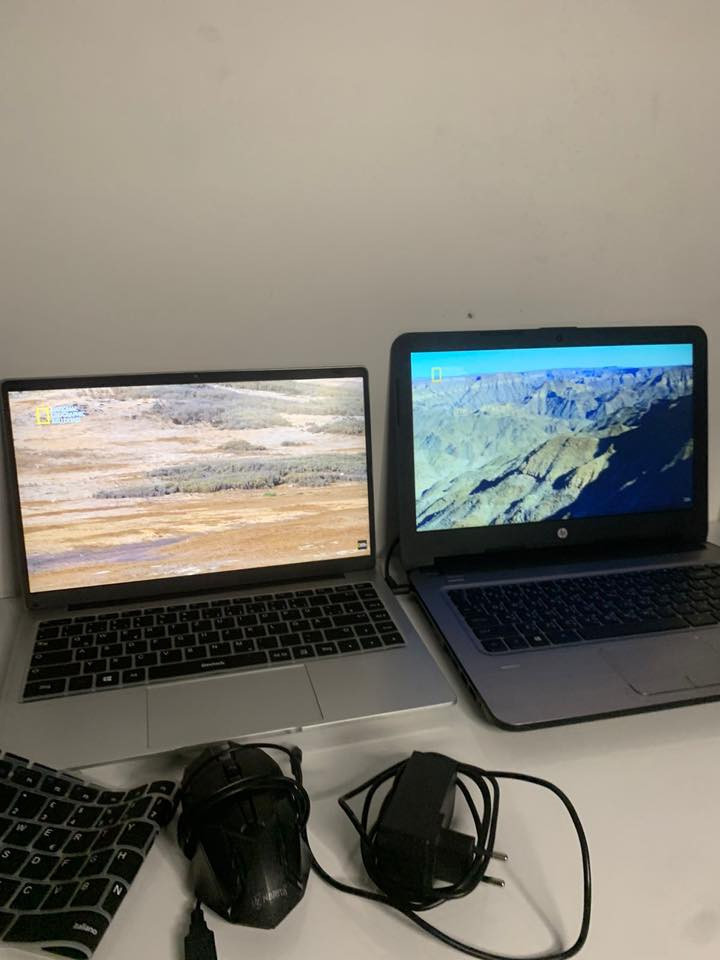 سلام عليكم
@
حاسبتين للبيع ثنينهن مستعجل
نضافة 90 بالمية 

الحاسبة الاولى 
هذا الجهاز هو كمبيوتر محمول من ماركة أوسدا (Auusda). 

المواصفات: يعمل بنظام ويندوز 11، ويتميز بشاشة FHD مقاس 14.1 أو 15.6 بوصة. �
الأداء: يزود بمعالجات Intel Celeron (مثل J4105 أو J4125)، وذاكرة وصول عشوائي (RAM) بسعة 8 جيجابايت أو 16 جيجابايت. �
التخزين: يحتوي على وحدة تخزين SSD بسعة 256 جيجابايت أو 512 جيجابايت. �
مميزات إضافية: شاشة IPS، دعم واي فاي 5GHz، وتصميم خفيف الوزن مناسب للعمل والدراسة.

✅✅✅✅✅✅
الحاسبة الثانيه 

عندي جهاز لابتوب للبيع 🔥 

مواصفات الجهاز نوع اتش بي 
نوع المعالج core i3 جيل خامس 
الهارديسك 500 hdd بلاك سريع جدا 
رام 4 جيجا وقابل للزياده 
البطارية ممتازة جدا 
تبريد مستقر جدا

سعر الحاسبتين 300 الف قفل 

مع كامل ملحقاتهن 
مع هدية ماوس 
مع هدية حقيبة حاسبة جديدة
موجود توصيل لجميع محافظات العراق 🇮🇶 

للاستفسار 
***********
