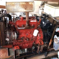 محرك افيكو 4 بستم 104 زراعي 45 كيفي على وضع الشركه طبك بلادي 077042167...