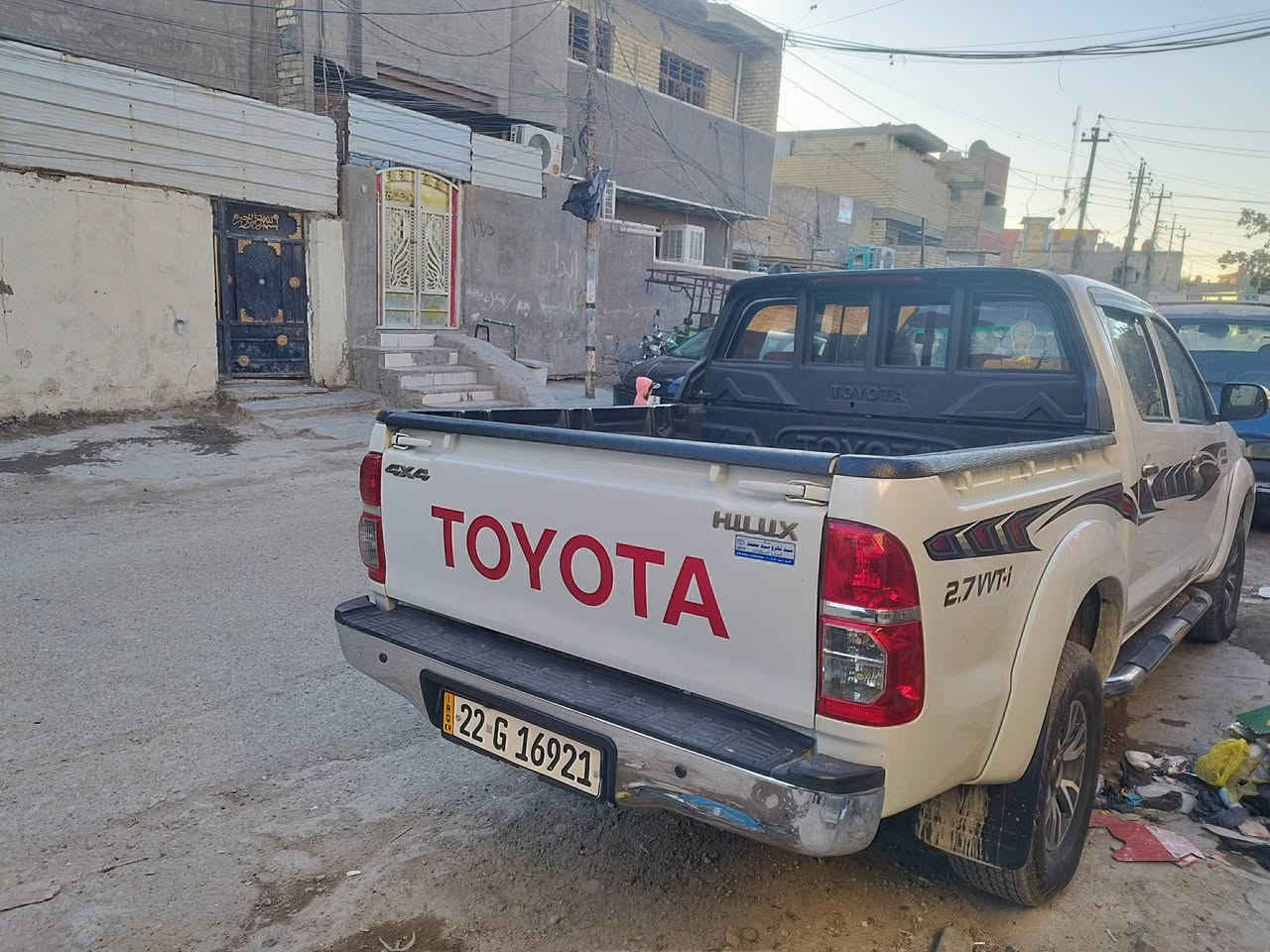 سلام عليكم بيكم هاي لوكس موديل 2014شكل جديد سياره كلش نضيفه كهرباء كله شغاله دوشمه  سياره جديده كير مكينه مسجل شاشه أكسل كفاله تبريد جديد تخم تاير باتري جديد سياره كامله على اخر حبايه رقم سياره أربيل مكان سياره بغداد شعب قرب جامع بيت مجيسر قرب مخبز بغداد حي اور رقم الهاتف *********** رجاء رجاء المو شراي لا يتصل ما ارد على التعليقات مكلف بالنشر
