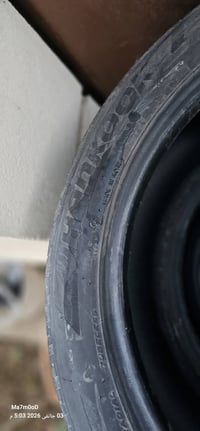 تخم اطارات نظيفات حجم 18/45/235 وانتاج 2023 3 منهن هونكوك كوري  وواحد ...