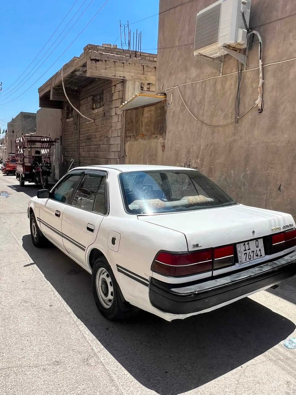 سلام عليكم شباب
للبيع سياره كرونه 

موديل 1989

محرك كير اوتو 

رقم بغداد بسمي 

هز جديده 

تايرات انضاف باتري جديد 
 
تبريد شغال 

العنون صلاح الدين قضاء بلد 

الاستفار فقط عل رقم ***********
