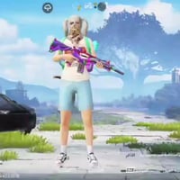 حساب ببجي • مستوى ٦٧ • ام فور ثلجي