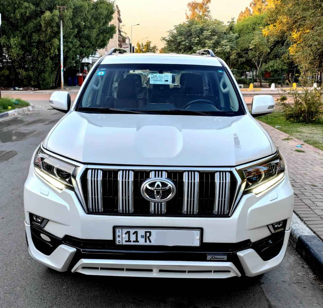 سلام عليكم ..... اخوان عندي برادو 2022 سبعينيه ساز لون ابيض رقم بغداد بأسمي مكفوله من الضرر والصبغ والشخط ماشيه 47 الف سعرها 45800$ 
اي استفسار هذا رقمي ***********
مكان السياره حي القادسيه 
مواصفاته
محرك 6 سلندر 4000
سلايد 
كشنات جلد قرميدي 
كشنين كهرباء 
بصمه وتشغيل عن بعد 
دبل تانكي 
سبير تعليك
ثلاجه 
لايت زنون 
زراك لايت 
ويل كب كروم حجم 19 
مري شفط بغداد, العراق
