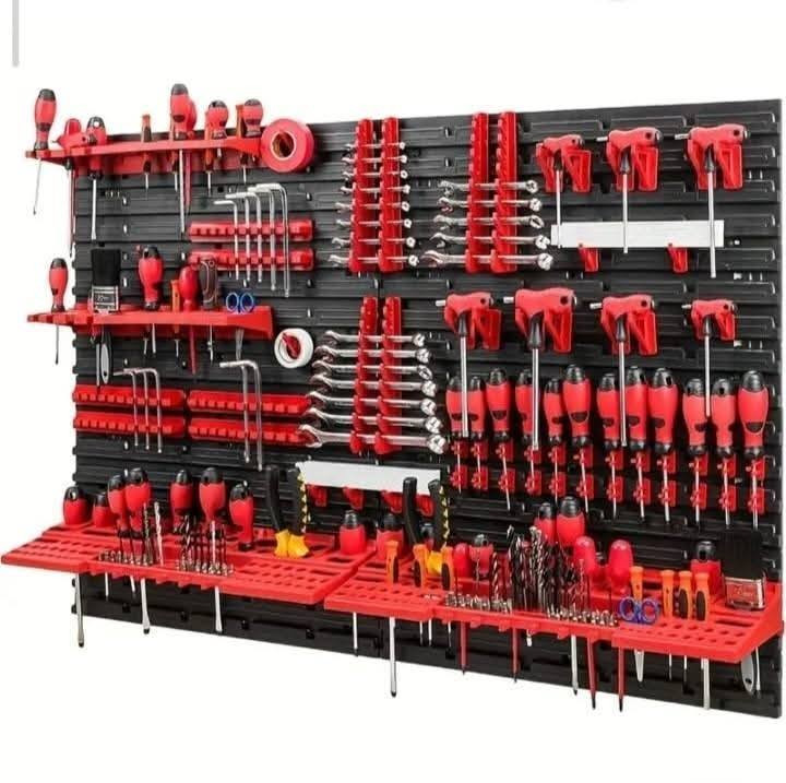 السعر ب 30الف ⚒️🔧
لوحة تنظيم أدوات حجم كبير ورشة عمل تثبت على الحائط من العلامة التجارية Botle.     الأبعاد: تبلغ مساحة اللوحة الكلية( 120*80) سم.  المكونات: تتضمن المجموعة 58 قطعة من حاملات الأدوات، ومرفقات، ورفوف تخزين.


**إذا كنت صاحب هذا الإعلان وتريد حذفه لأي سبب، رجاءا أرسل رسالة إلى الدعم الفني**