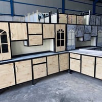 دواليب مطبخ • مترين ونص • سنك متر ونص