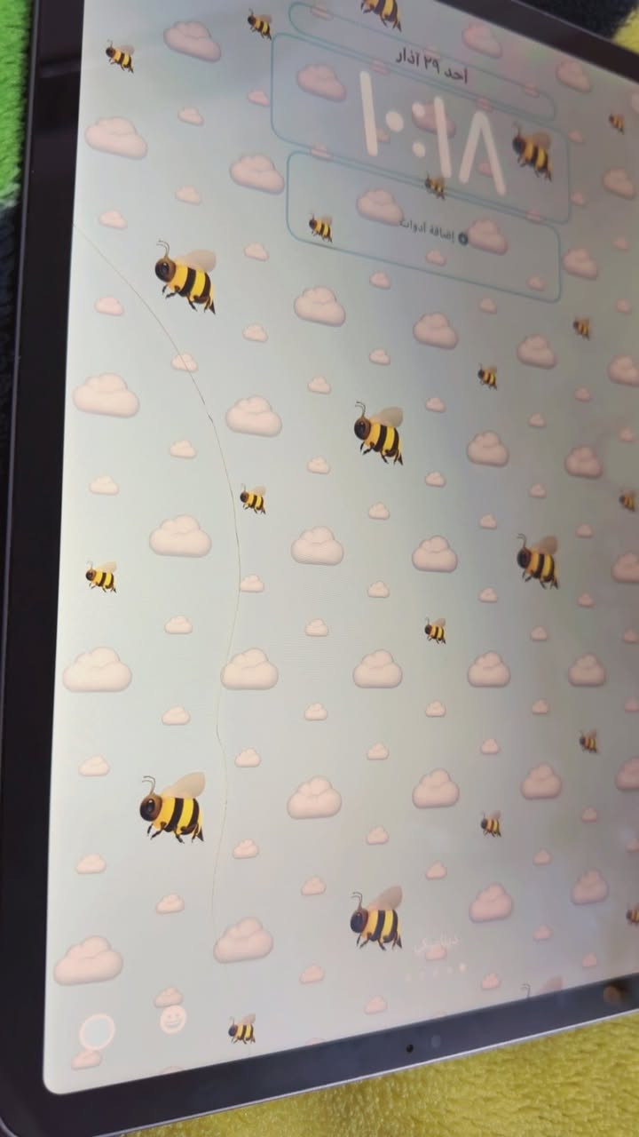 السلام عليكم 
ايباد 11pro m1
حبايب الايباد بي الكلاس مال اللمس مفطور وشويه مرفوع 
( لا مفتوح ولا مبدل بي اي شي )
بدون غراض فقط الجهاز
نظافة 80%
بطارية بالسبعينات 
شحن مقبول حماوه طبيعية بالاستعمال 
بالنسبة الي يلعب ببجي البس چفوف حتى متعرگ الشاشه ميگطع بعد 

مكاني بغداد/***********
السعر 430 الف بي مجال بسيط
