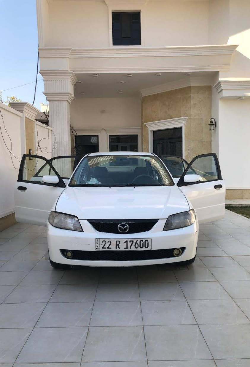 السلام عليكم
مازدة 2004 

مصبوغه عام 

محرك 1.500

***********

السعر 55

ممتواجد على الفيس اتصل وتومر.
